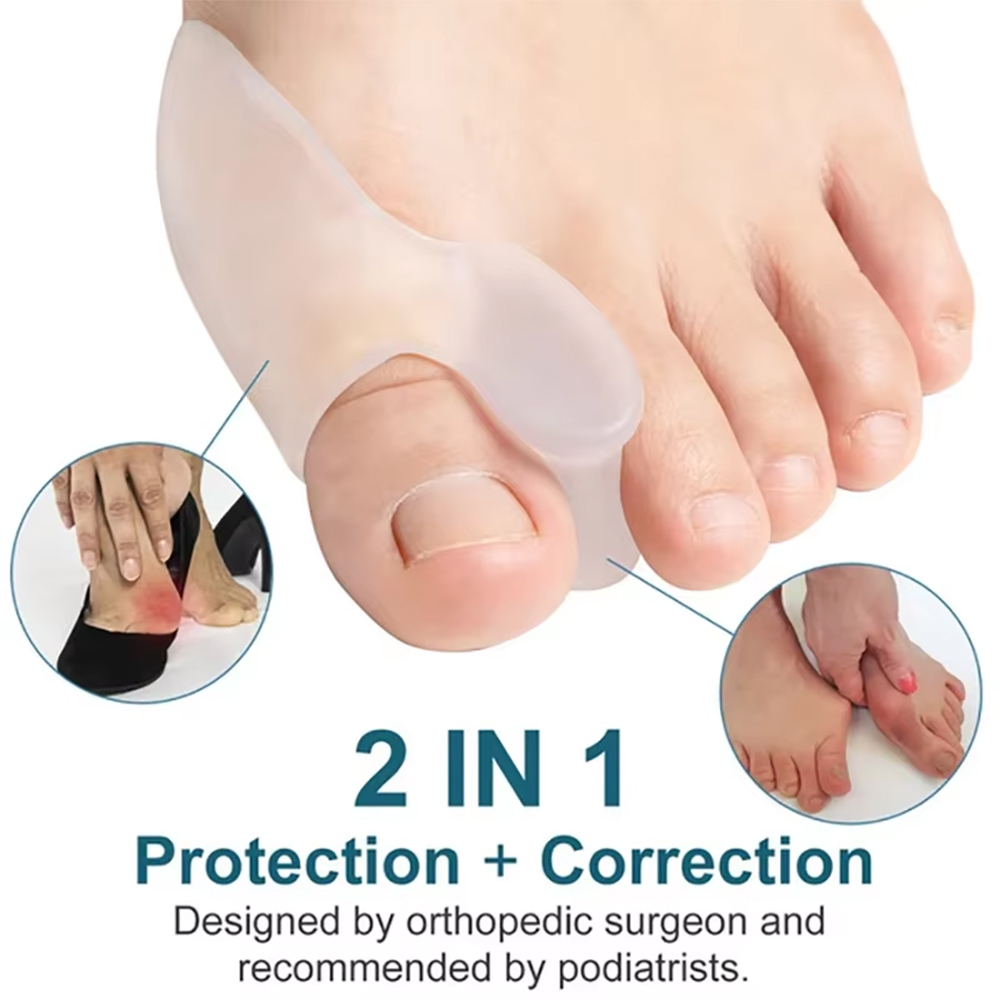 Yoga Toe Separator - 1 пара защитных разделителей пальцев ног,