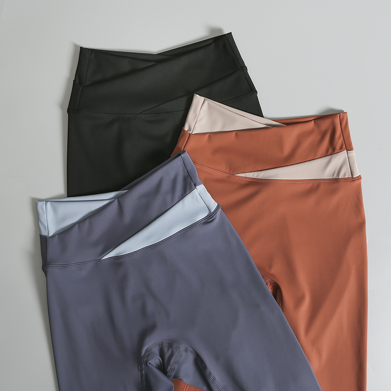 Yoga Fitness Pants - Женские бесшовные фитнес-брюки с высокой талией