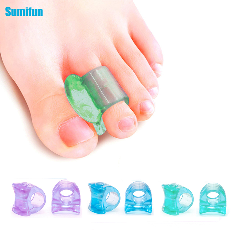 Yoga Toe Separator - 2 шт. силиконовый разделитель пальцев ног,