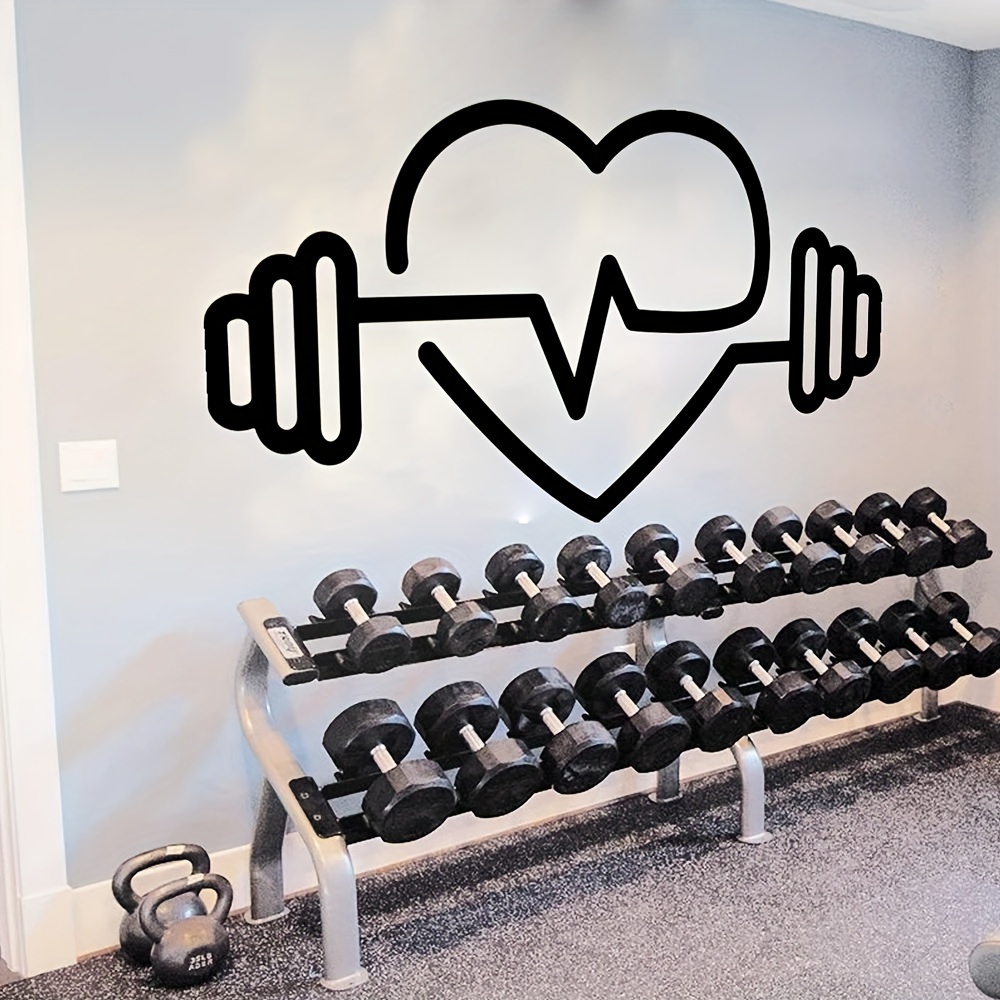 Yoga Fitness Health - Большая наклейка на стену в форме