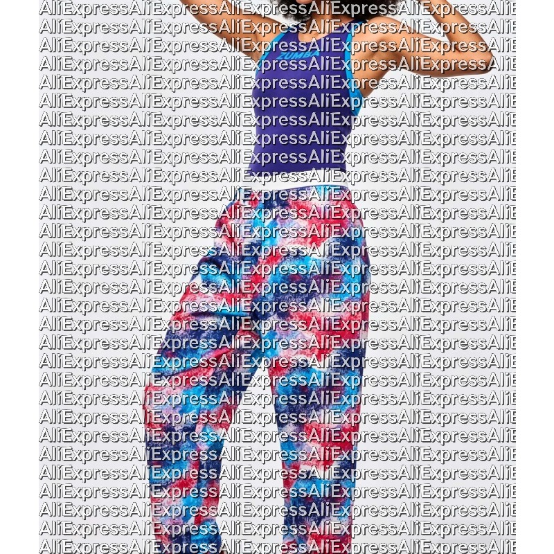 Yoga Fitness Pants - Новинка 2026: Красочные 3D-брюки для аэробики,