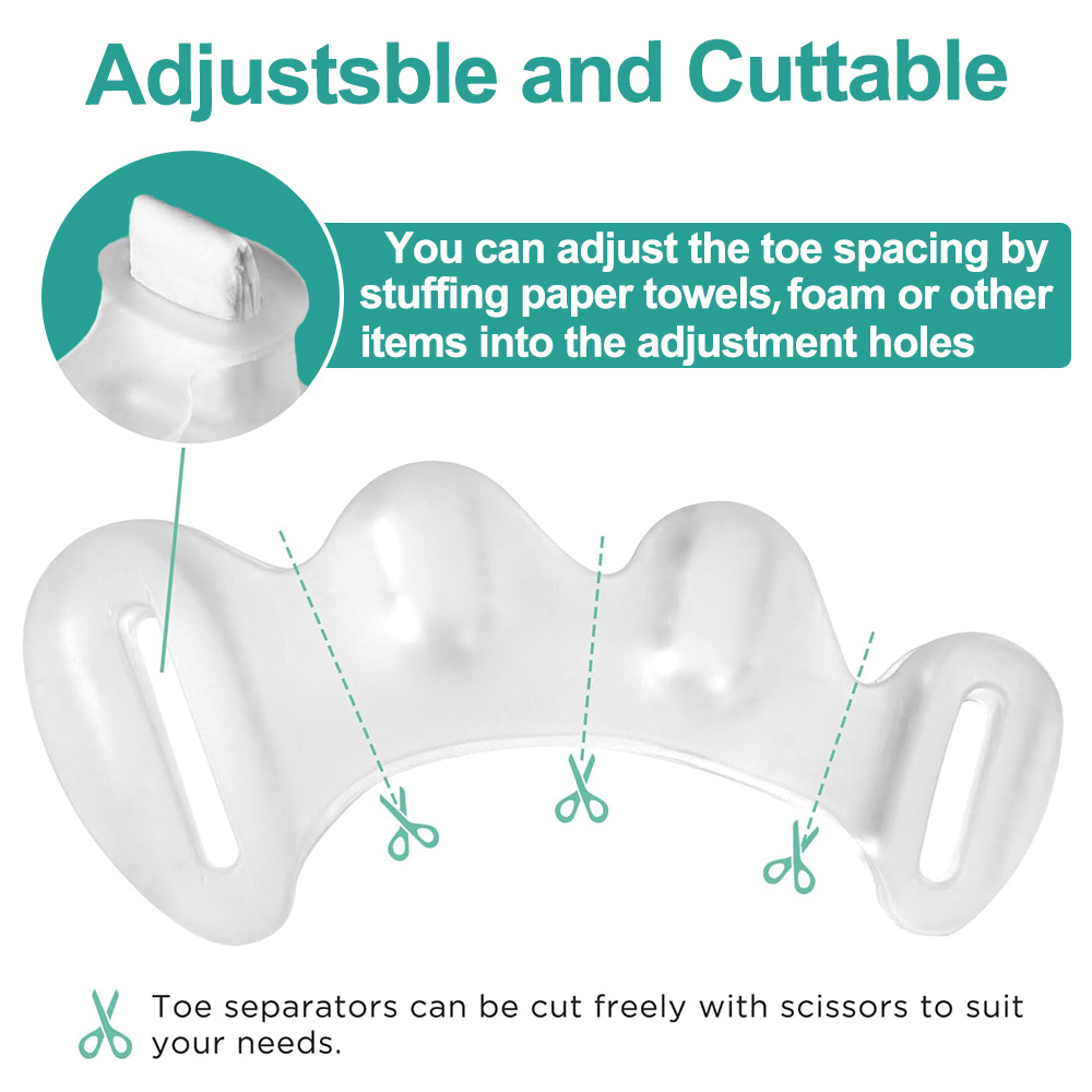 1 пара гелевых жестких силикон – обзор и цена Yoga Toe Separator