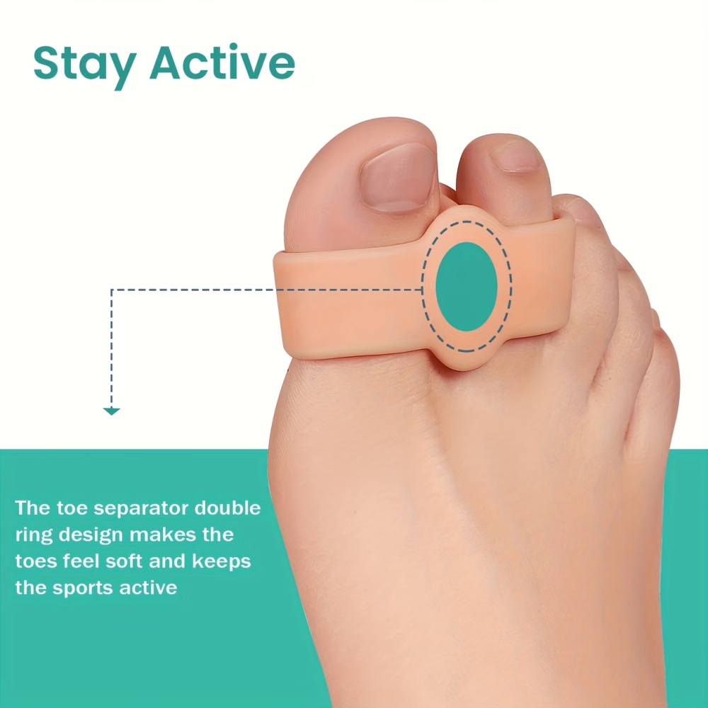 Набор из 9 мягких силиконовых  – обзор и цена Yoga Toe Separator