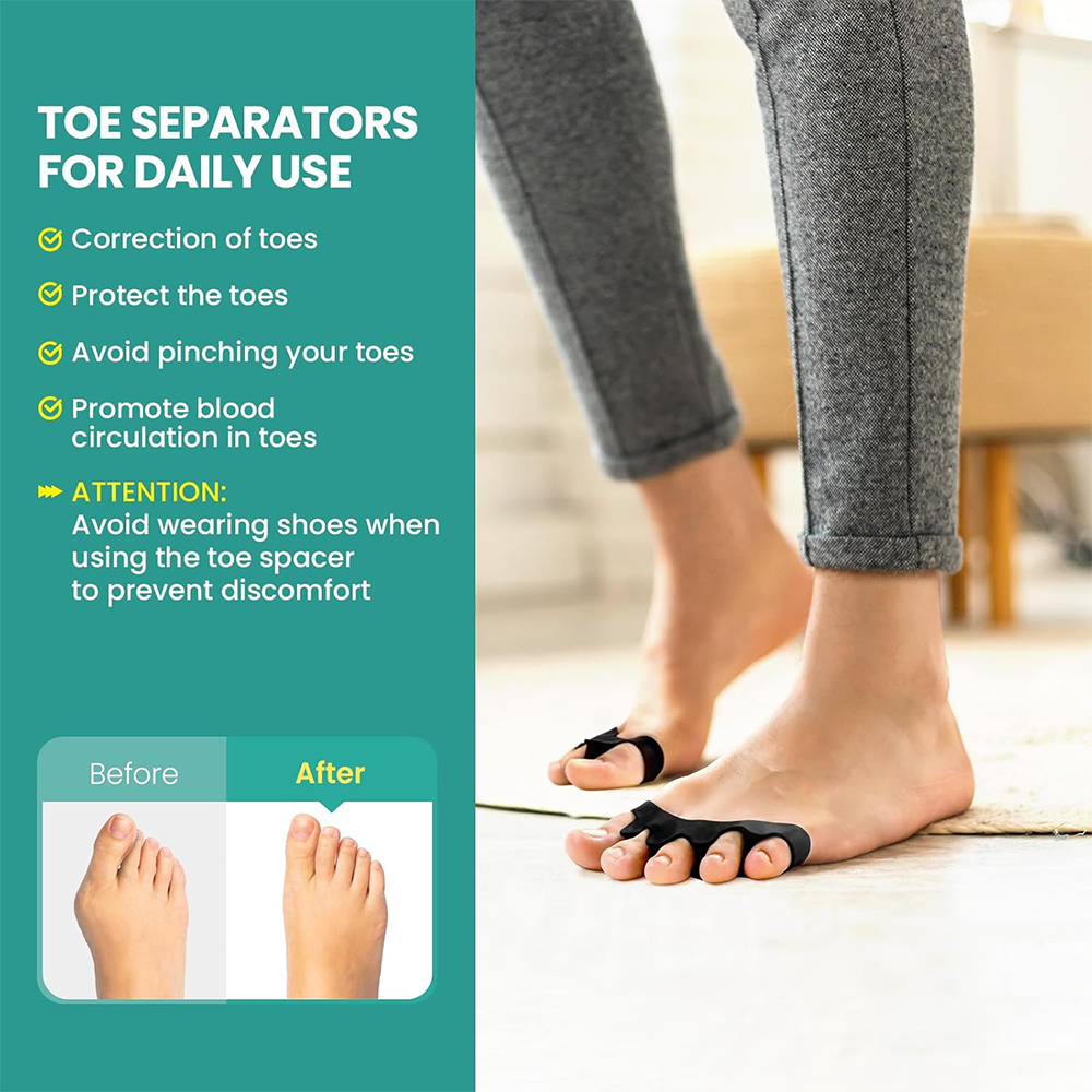 Разделители пальцев ног Доктор – обзор и цена Yoga Toe Separator