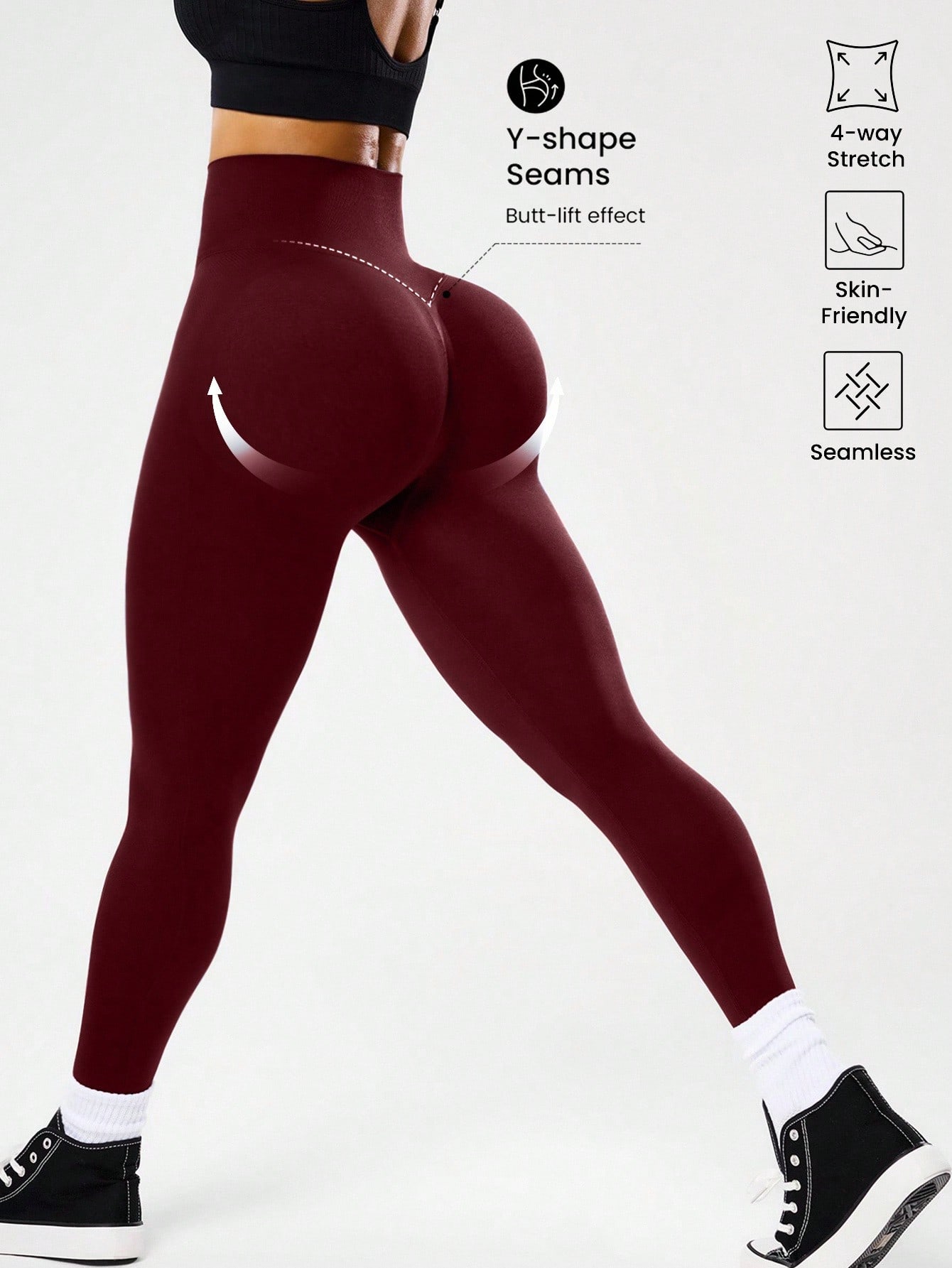 Женские бесшовные леггинсы для – обзор и цена Yoga Fitness Pants