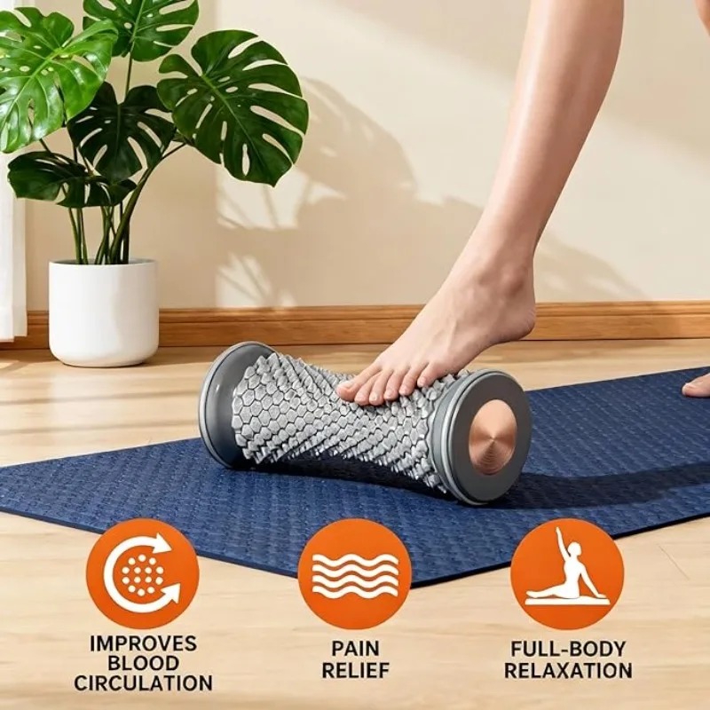 Практичный массажный ролик для – обзор и цена Yoga Fitness Health